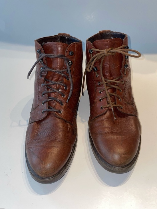 Rockport Men\'s Brown Leather Lace-Up Ankle Boots - Comfort Series Size 8 main image 5